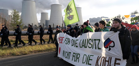 Klimagerechtigkeit: Aktivistinnen und Aktivisten im Braunkohlere...