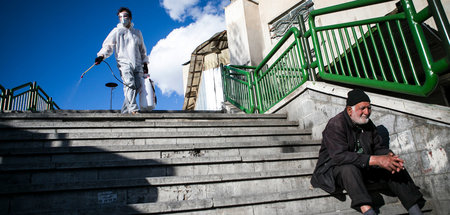 Auch der Iran muss nicht nur gegen das Coronavirus kämpfen, sond...