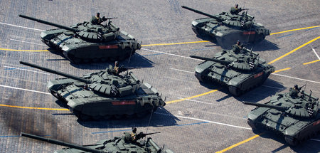 T-72-Panzer auf dem Roten Platz, Mai 2019