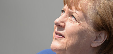Weise und vorausschauend leitet Kanzlerin Angela Merkel die Deut...