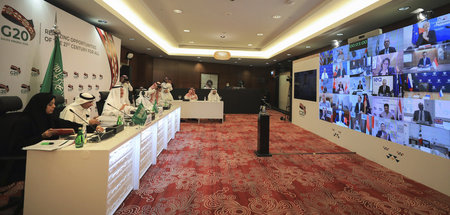 Virtueller Gipfel der G-20-Energieminister unter Führung Saudi-A...