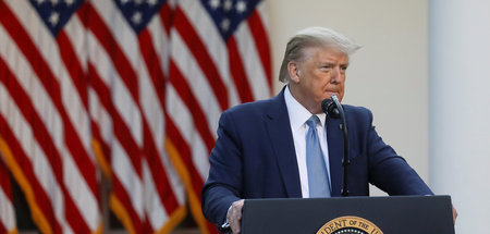 Tägliche Dosis »Greatness« fürs Volk: Präsident Trump am Mittwoc...