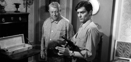 »Lautlos wie die Nacht«: Francis (Alain Delon, r.) und Charles (... »Lautlos wie die Nacht«: Francis (Alain Delon, r.) und Charles (...