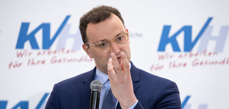Gestenreich: Jens Spahn am Freitag in Hamburg Gestenreich: Jens Spahn am Freitag in Hamburg