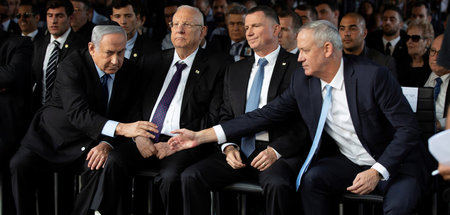 Die zukünftigen Regierungspartner Israels: Premier Benjamin Neta...