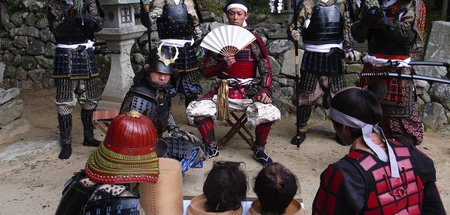 Pittoresk wie in den Filmen von Altmeister Kurosawa: Die Samurai...