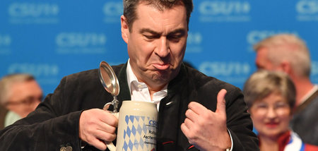Geistert dazwischen rum: Markus Söder Geistert dazwischen rum: Markus Söder