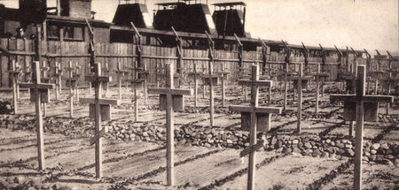 Etliche Typhustote billigend in Kauf genommen. Begräbnisstätte a...
