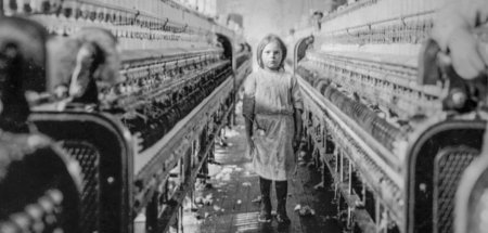 Mädchen in einer Spinnerei in Newberry, South Carolina: »Geschic...