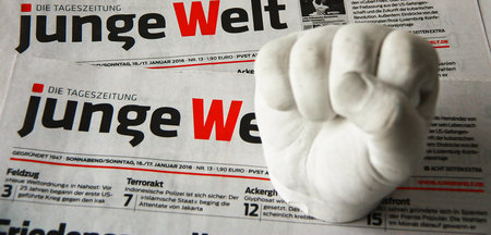 Kämpferisch und solidarisch: So kennt man die junge Welt, und so...