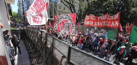 Proteste gegen den Internationalen Währungsfonds in Buneos Aires