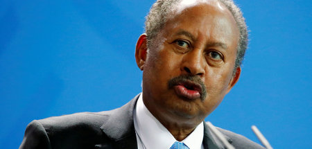 Der sudanesische Premierminister Abdullah Hamduk (14.2.2020) Der sudanesische Premierminister Abdullah Hamduk (14.2.2020)