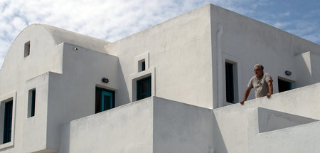 Auch die Hotels auf Santorini bleiben wegen Corona vorerst leer ... Auch die Hotels auf Santorini bleiben wegen Corona vorerst leer ...