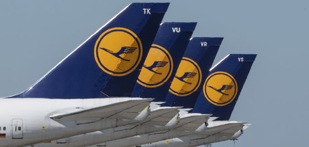 Mehr am Boden als in der Luft: Passagiermaschinen der Lufthansa ...