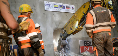 S 21: Der Tunneldurchbruch war ein Medienereignis – der fehlende...