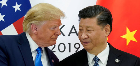 US-Präsident Donald Trump und sein chinesischer Amtskollege Xi J... US-Präsident Donald Trump und sein chinesischer Amtskollege Xi J...
