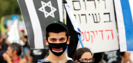 »Minister für Verbrechen«: Protest in Jerusalem gegen die politi... »Minister für Verbrechen«: Protest in Jerusalem gegen die politi...