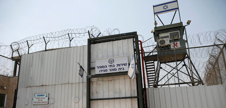 Das Megiddo-Gefängnis im Norden Israels