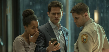 Kerry Washington, Steven Pasquale, Jeremy Jordan (v. l. n. r.) i...