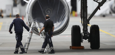 Auf dem Flughafen München, 26. Mai 2020