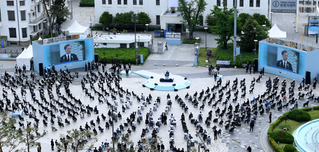 Rede von Südkoreas Präsident Moon zum 40. Jahrestag des Gwangju-...