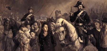 Dieses Gemälde von Jules Girardet zeigt die Verhaftung von Louis...