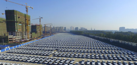 Neue Volkswagen, produziert in Changchun, China