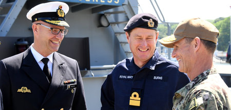 So lustig ist Vorbereitung auf Krieg: Admiräle der deutschen Mar