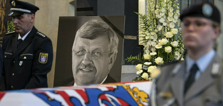Die Beerdigung des ermordeten Kasseler Regierungspräsidenten Wal