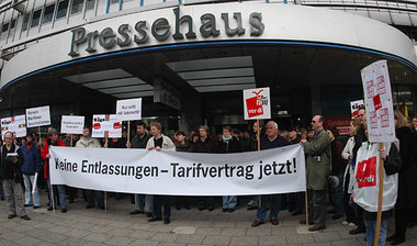 Die Beschäftigten des Berliner Verlags wehren sich gegen Persona... Die Beschäftigten des Berliner Verlags wehren sich gegen Persona...