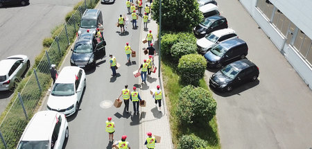 Aufbruch: Beschäftigte beim Automobilzulieferer Wirthwein in Eic...