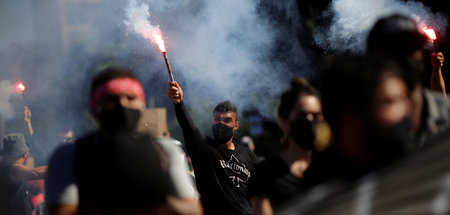 Widerstand gegen Bolsonaro: Demonstration für Demokratie in Bras...
