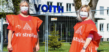 Gesteigerte Aufmerksamkeit: Der Streik bei Voith war der erste u...