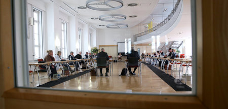 Sitzung des Untersuchungsausschusses am Mittwoch im Landtag in M...
