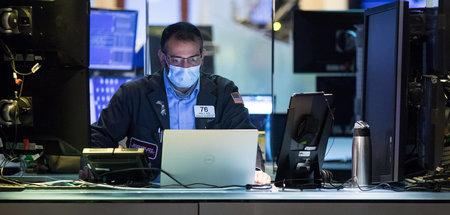 Broker an der New York Stock Exchange schauen in die Röhre