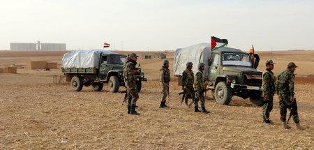 Soldaten der syrischen Armee im Norden der Provinz Hasaka (1.12....