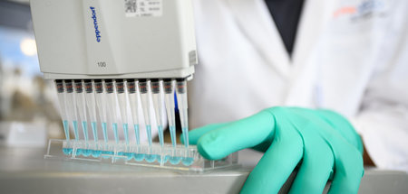 Das Biotechunternehmen Curevac forscht an einem Serum gegen Covi...