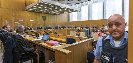 Strenge Sicherheitsvorkehrungen beim Prozess gegen Stephan Ernst...