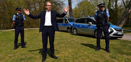 Bittet seine Kollegen zum »Law and Order«-Plausch: Georg Maier, ...