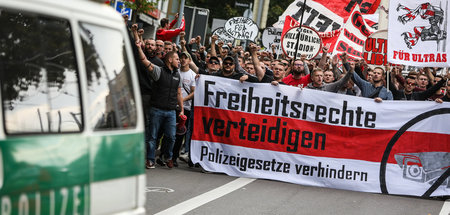 Demonstration gegen die Verschärfung des baden-württembergischen...