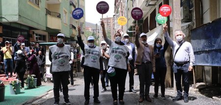 Demonstranten in der Türkei