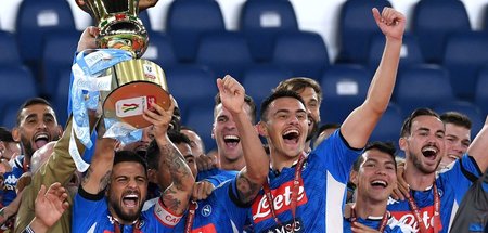 Alle Hausaufgaben gemacht: Die Mannschaft des SSC Neapel und ihr... Alle Hausaufgaben gemacht: Die Mannschaft des SSC Neapel und ihr...