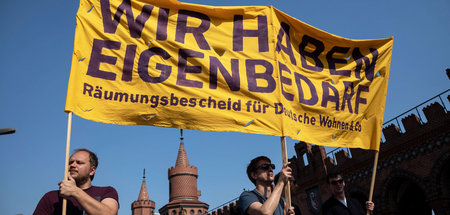 Wem gehört die Stadt? Demonstranten werden diese Frage auch am k...