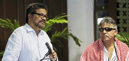 Werden von US-Behörden gesucht: Die Comandantes der FARC-EP Iván...