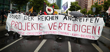 Klare Botschaft an die Investoren: Berliner Demo unter dem Motto...