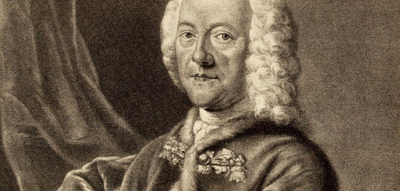 Der Komponist Telemann war neben Händel und Bach eine der Größen...