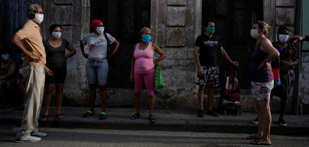 Kubaner während der Coronakrise in Havanna (Mai 2020)