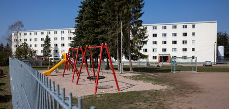 Erstaufnahmeeinrichtung für Flüchtlinge in Suhl (9.4.2020)