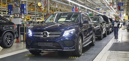 Kein Modell für die Zukunft: SUV-Montage im Mercedes-Benz-Werk T...