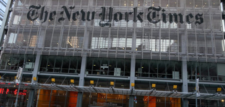 NYT-Zentrale in Manhattan: Das Medienunternehmen will bis 2025 z...